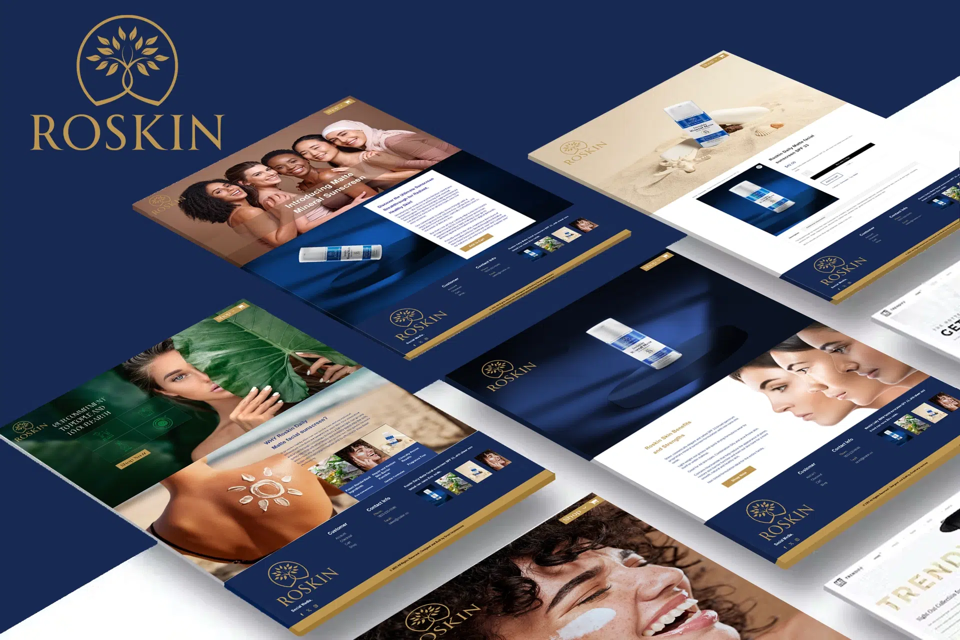 Roskin Sun Cream Website