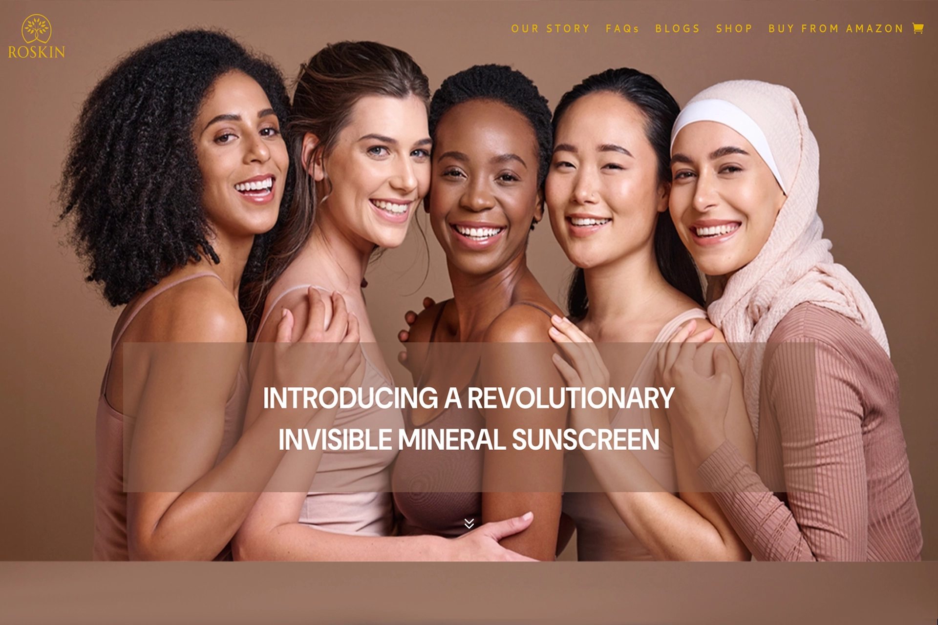 A fantastic website for Roskin Beauty designed and built by Great Impressions