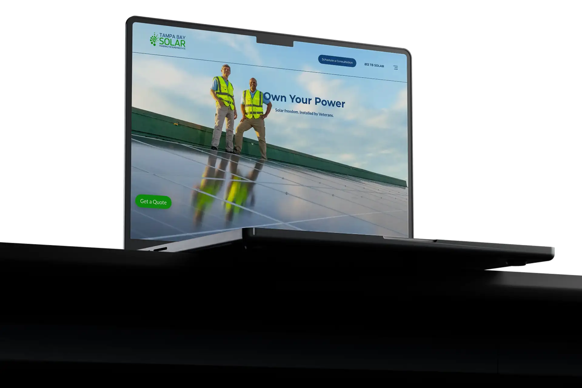 PP3 Tampa Bay Solar website created by Great Impressions