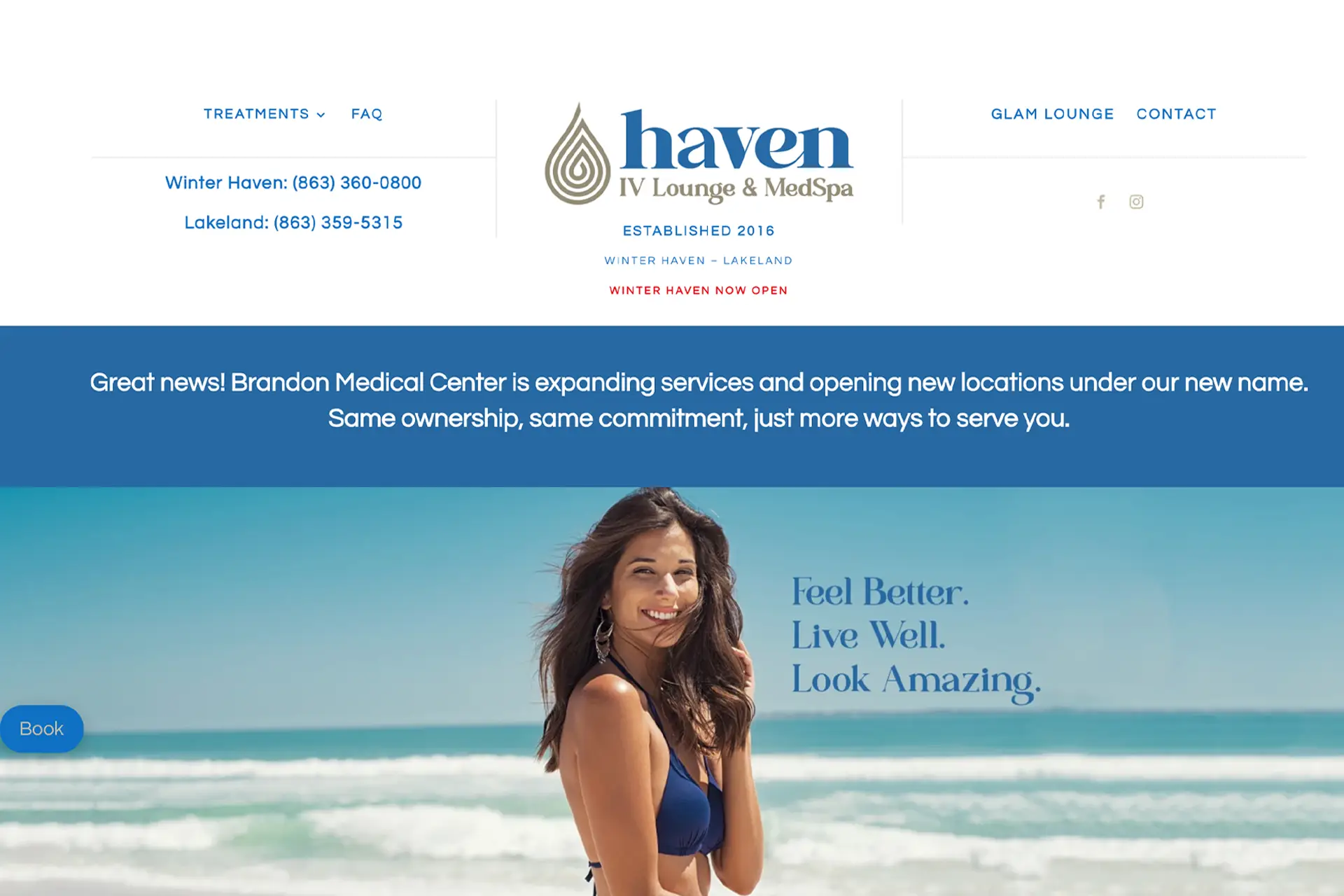 Haven IV Lounge & MedSpa Haven IV Lounge & MedSpa website designed by Great Impressions