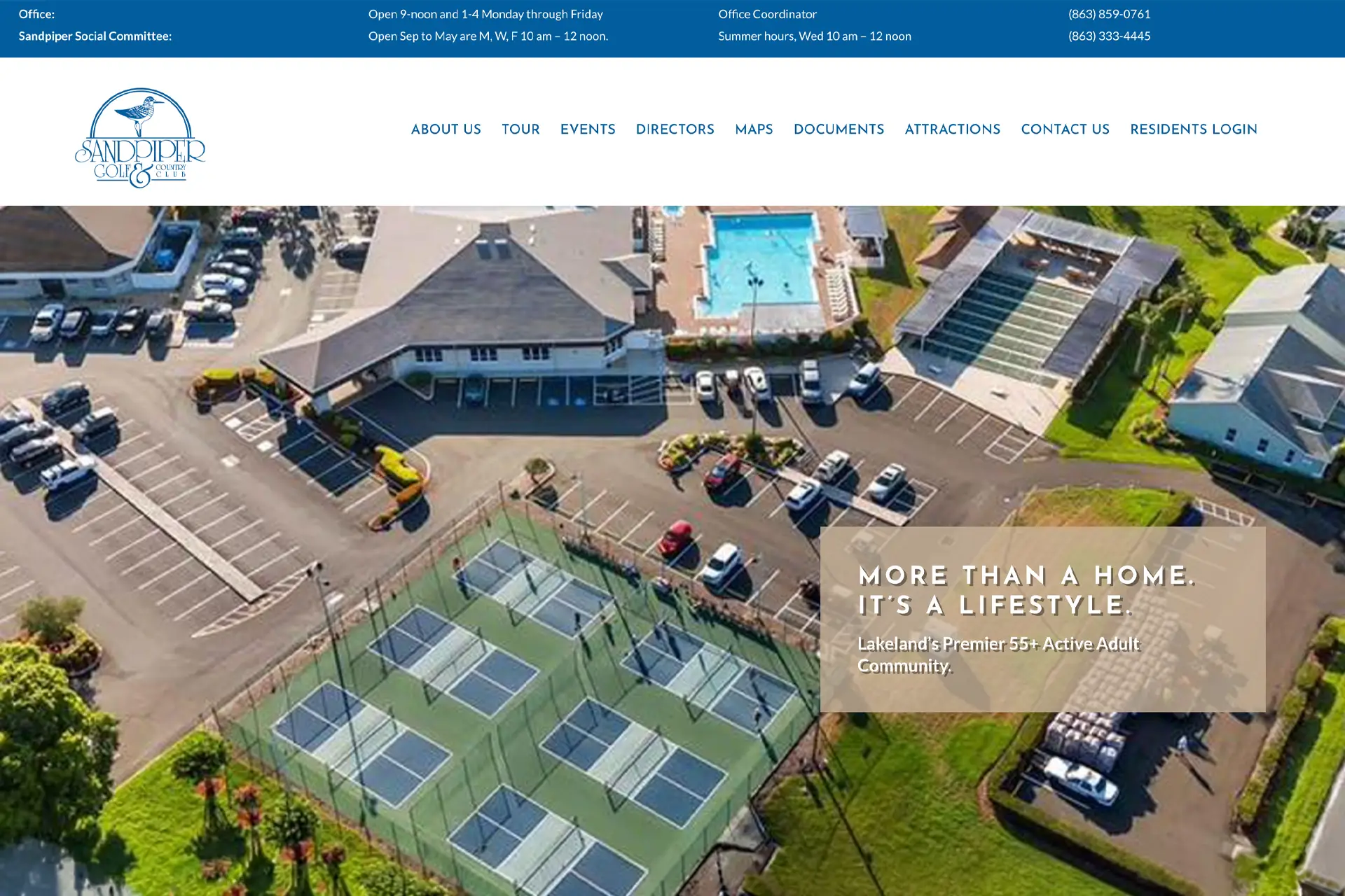 Sandpiper Sandpiper website designed by Great Impressions